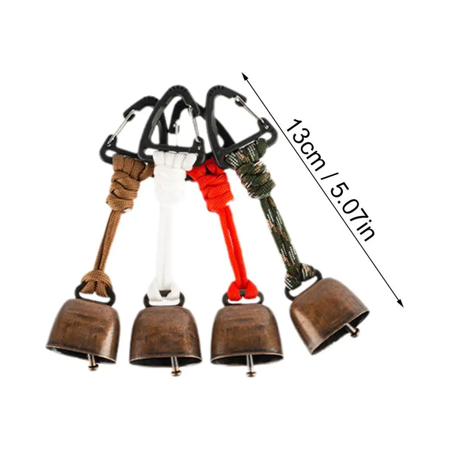 TrailGuard Bear Bell – Loud Hiking Safety Bell with Braided Lanyard