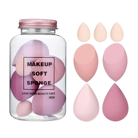 Makeup Sponge Set – 7 pcs Beauty Blending Puffs