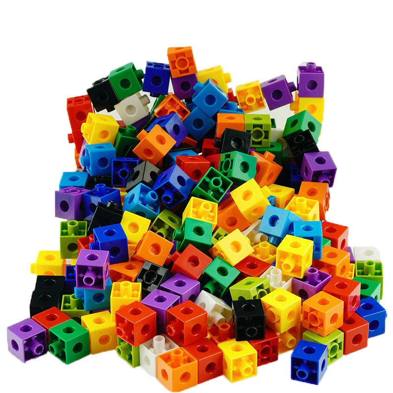 Mathematics Linking Cubes – 100 pcs Counting & Stacking Set