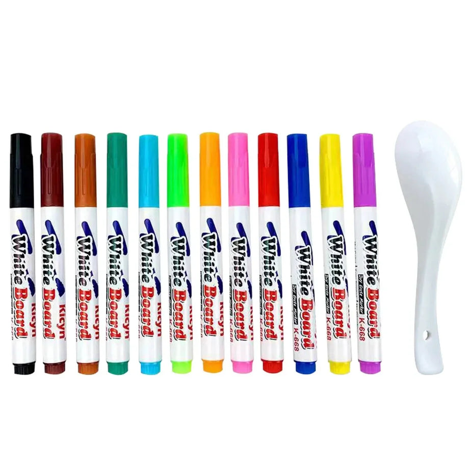 Colorful Water Floating Marker Pens