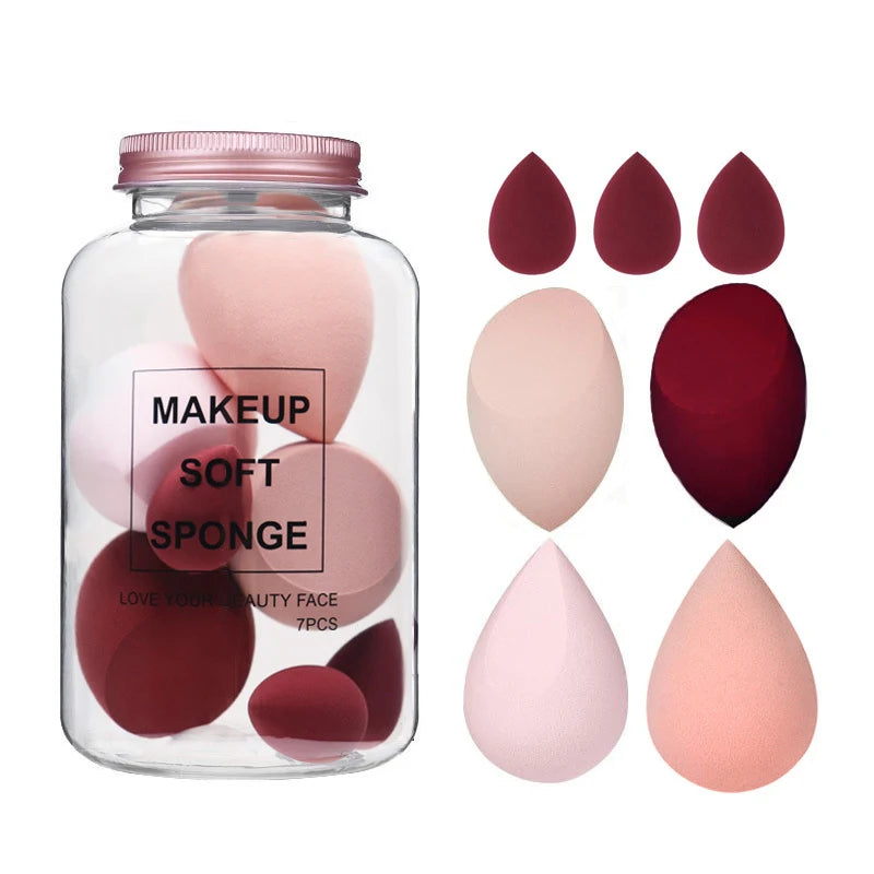 Makeup Sponge Set – 7 pcs Beauty Blending Puffs