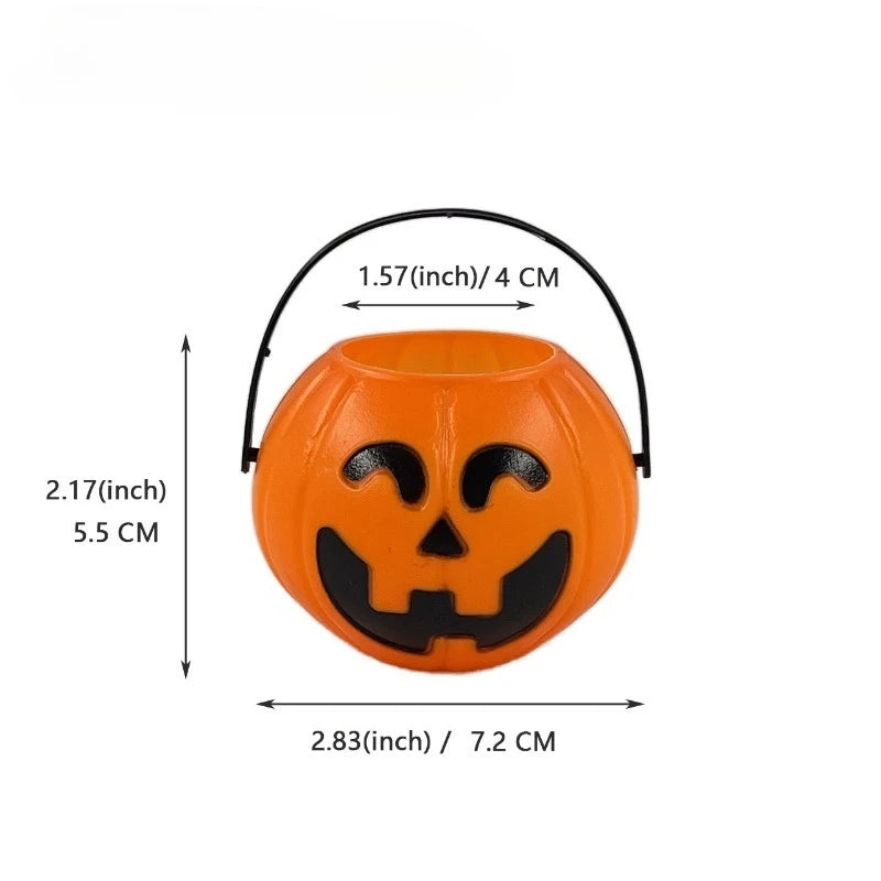 Pumpkin mini bucket—about 7.2 cm wide, 5.5 cm tall