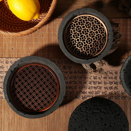 LavaStone Planet Bowl – Black Quartz Dessert & Cuisine Dish