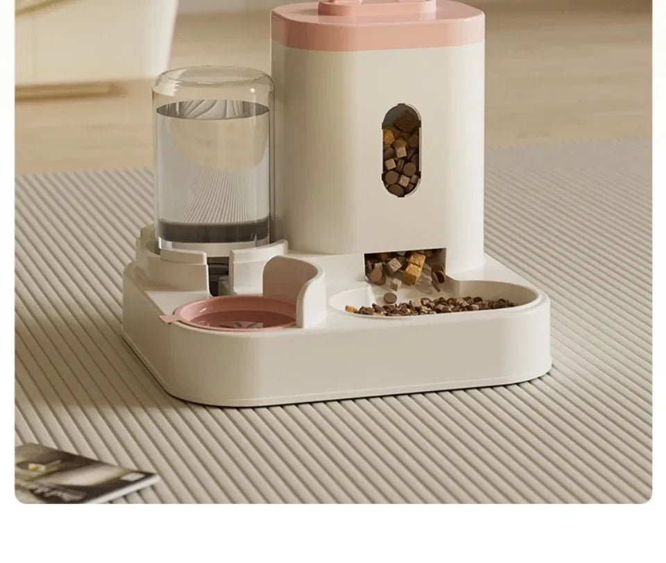 Automatic Pet Feeder with Water Dispenser