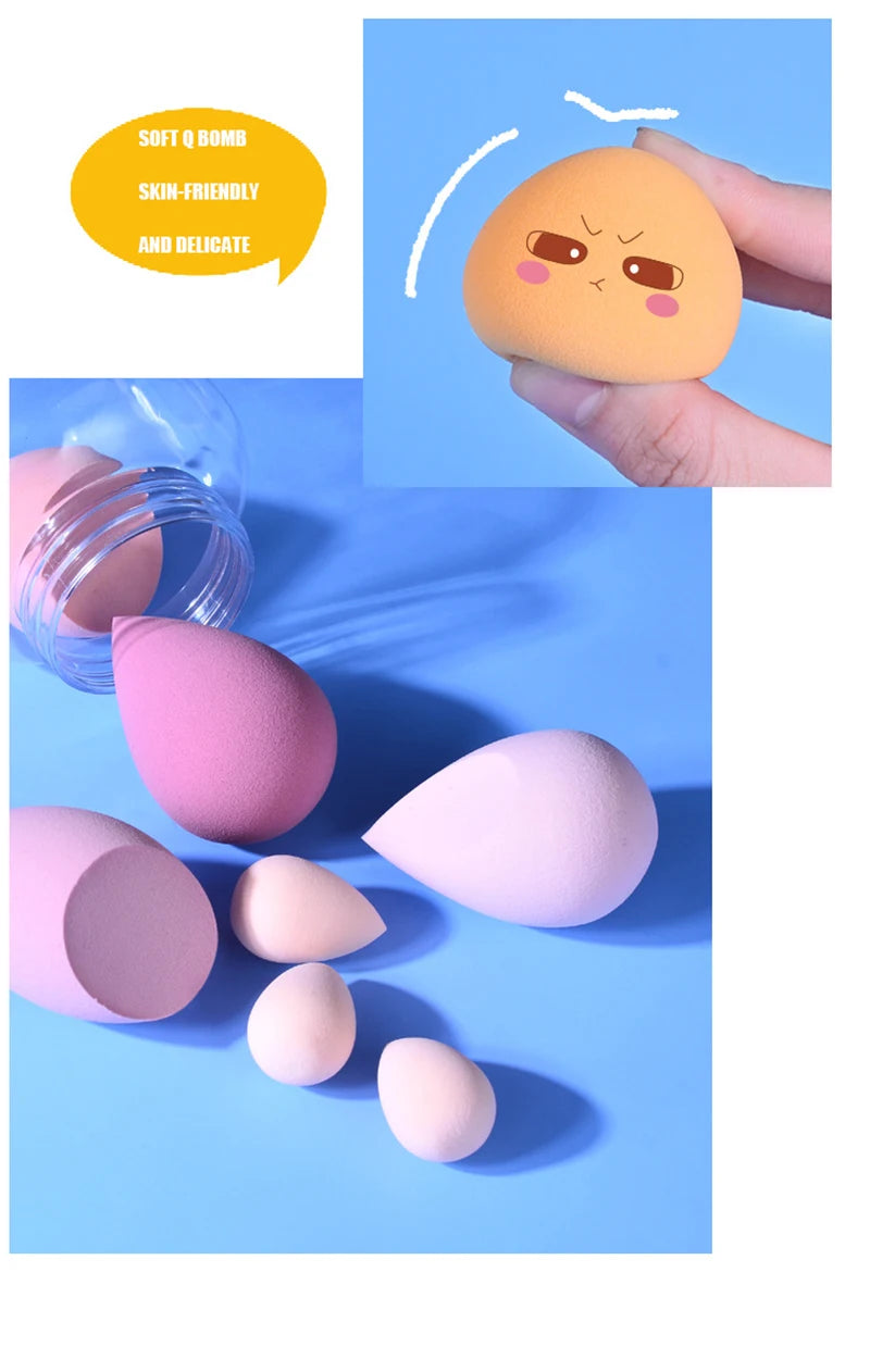 Makeup Sponge Set – 7 pcs Beauty Blending Puffs