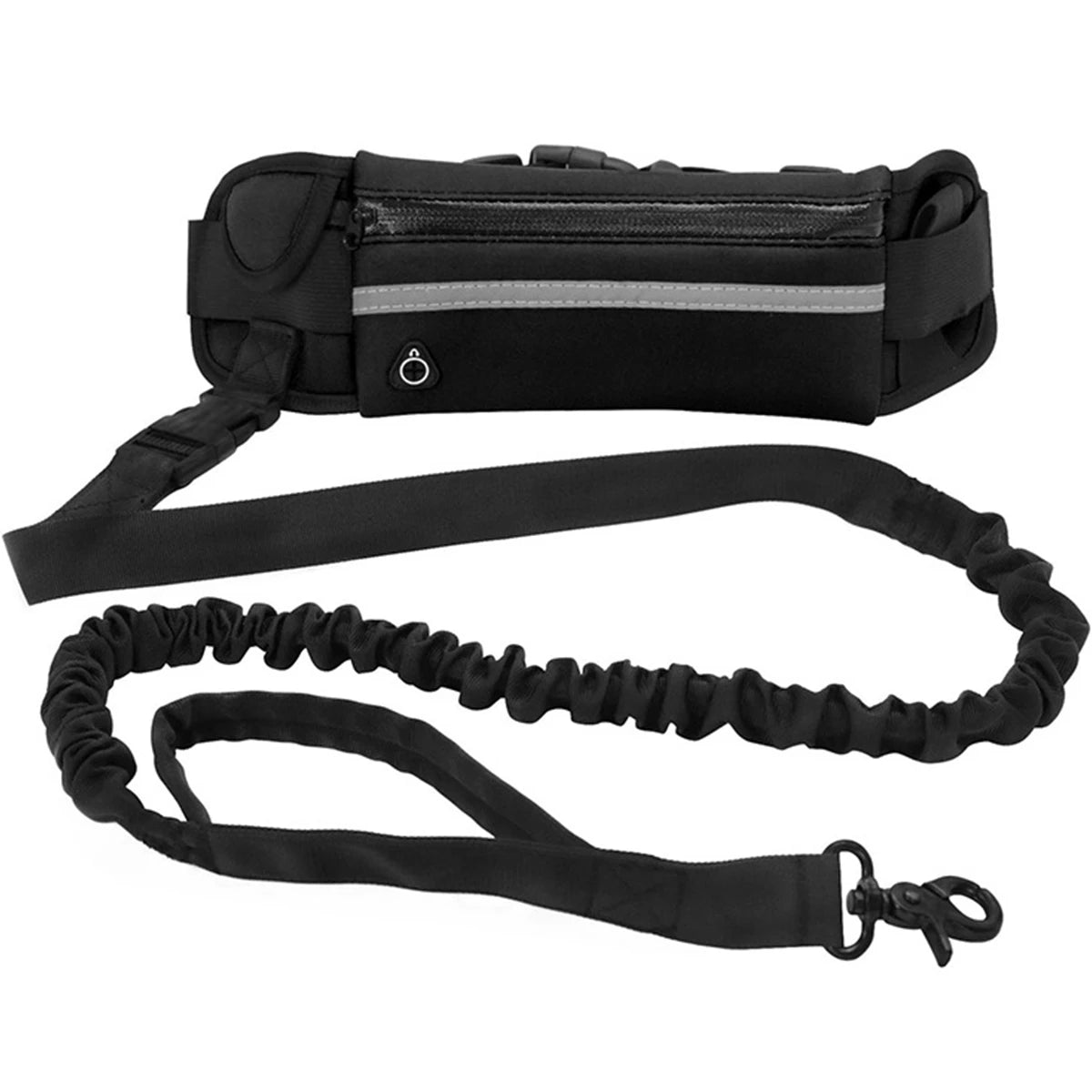 Hands-Free Dog Running Leash with adjustable Bag