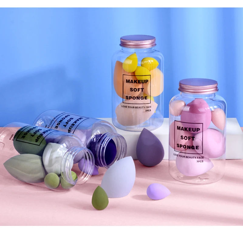 Makeup Sponge Set – 7 pcs Beauty Blending Puffs