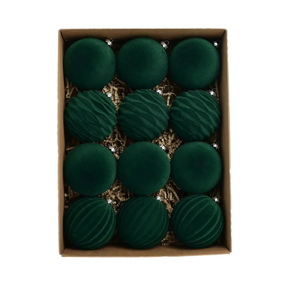 12-Piece Christmas Ball Ornament Set