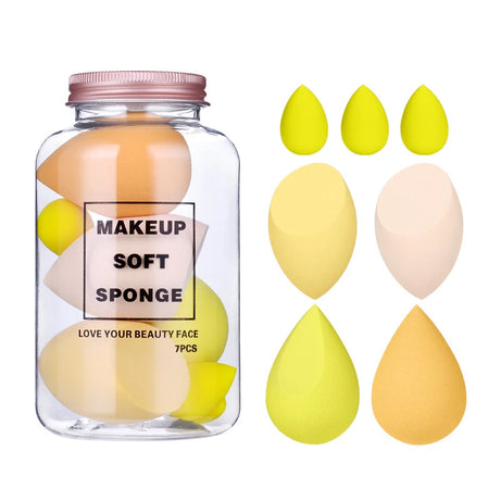 Makeup Sponge Set – 7 pcs Beauty Blending Puffs