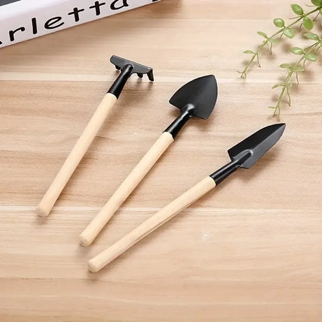 GreenGrow Gardening Set – 3pcs Mini Tools with Seeds & Potting Supplies
