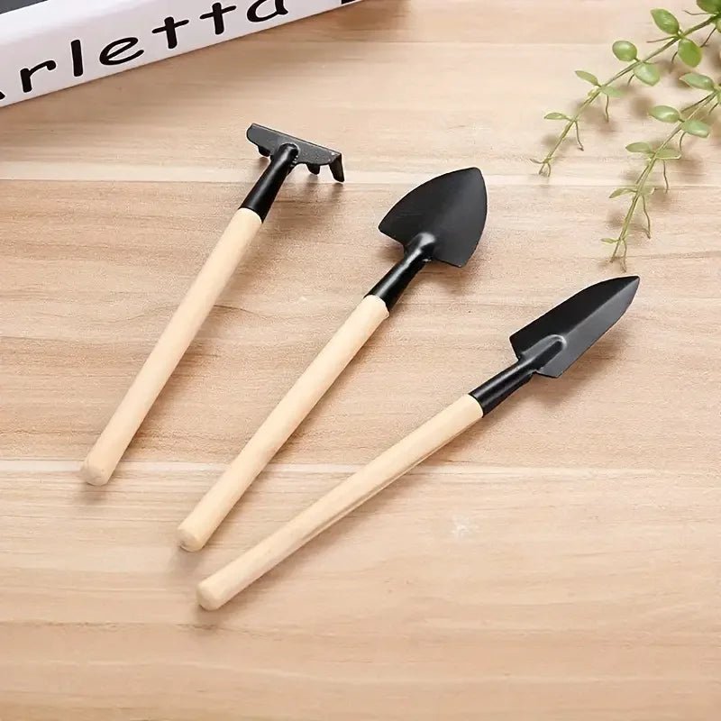 GreenGrow Gardening Set – 3pcs Mini Tools with Seeds & Potting Supplies