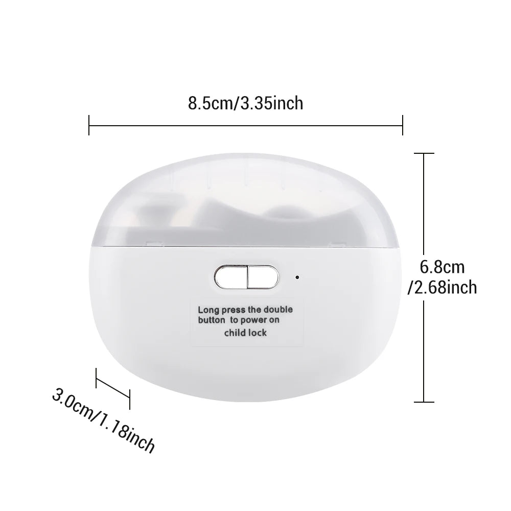 Rotatable Electric Nail Clipper – Baby & Adult