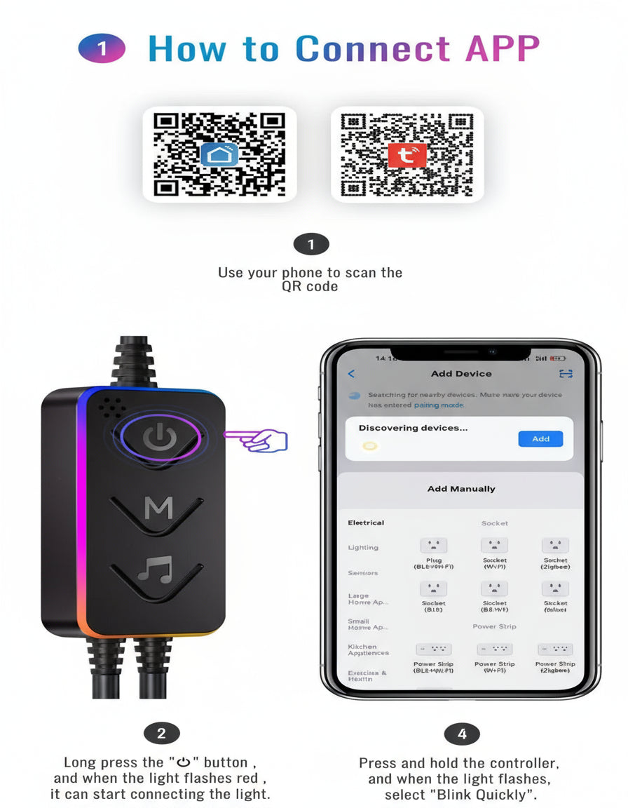 TuYa Smart RGB Hexagon Light Panels (TuYa app via WiFi + Bluetooth)