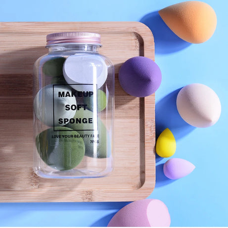 Makeup Sponge Set – 7 pcs Beauty Blending Puffs