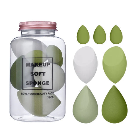Makeup Sponge Set – 7 pcs Beauty Blending Puffs