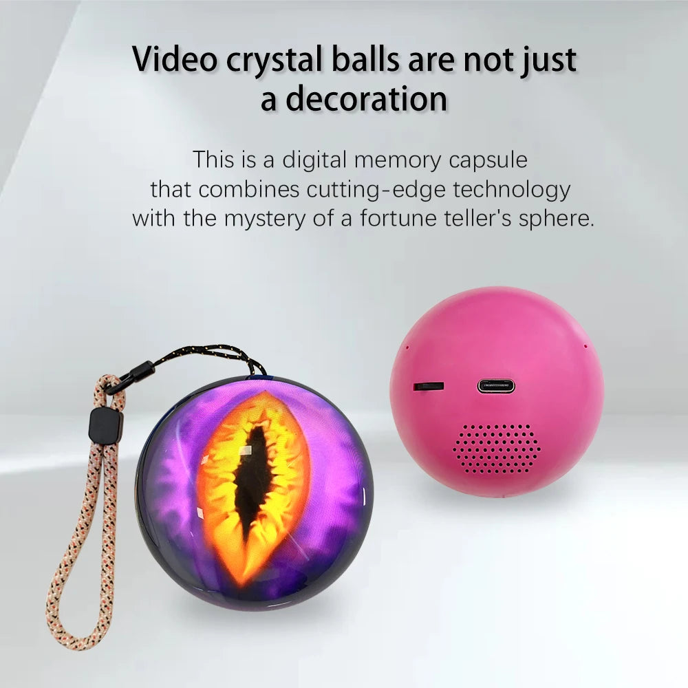 Enchanting 3D Crystal Ball Video Display Gift Edition
