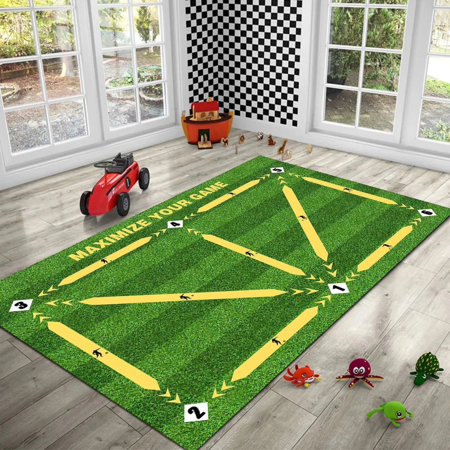 Durable surface for indoor dribbling practice