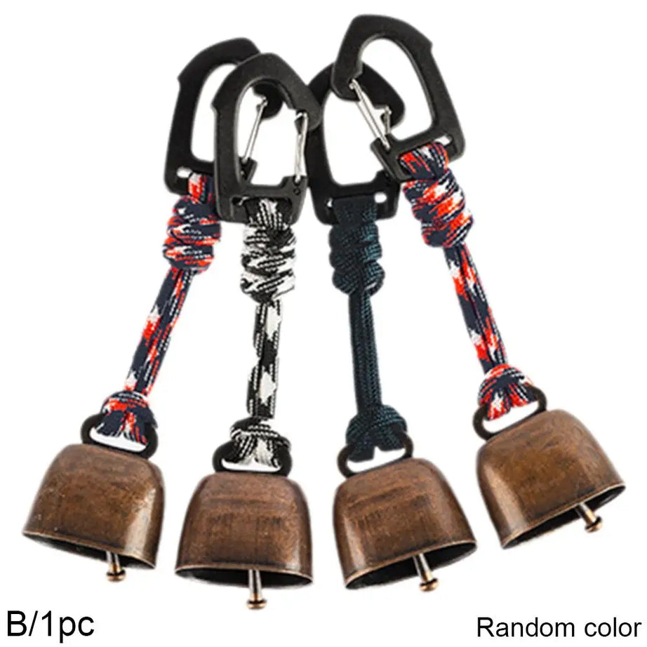 TrailGuard Bear Bell – Loud Hiking Safety Bell with Braided Lanyard