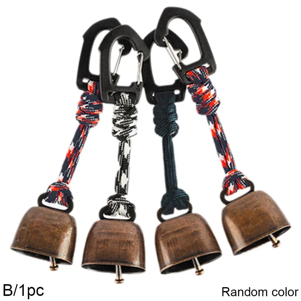 TrailGuard Bear Bell – Loud Hiking Safety Bell with Braided Lanyard
