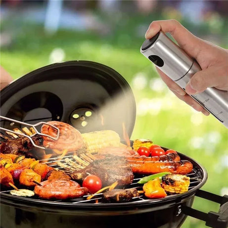 Stainless Steel Oil Spray Bottle – 304 Refillable Cooking & BBQ Sprayer