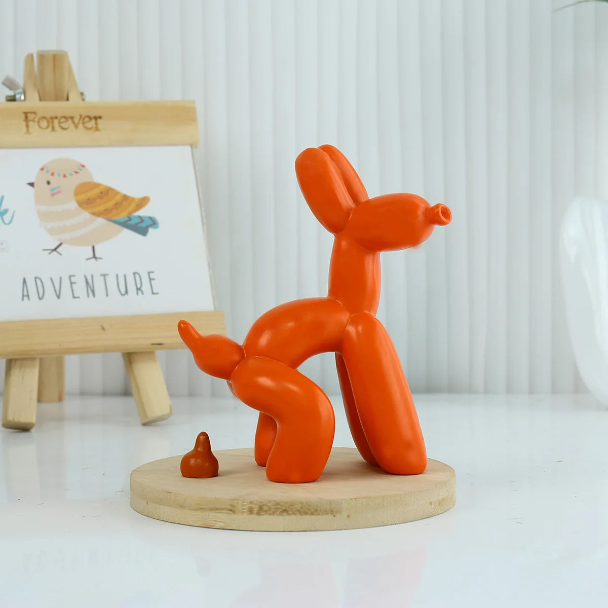 BalloonDog Resin Sculpture – Fun Modern Cartoon Decor