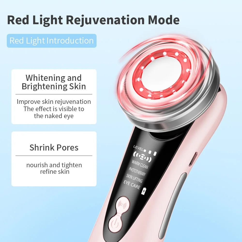 7-in-1 Face handheld device – Multi-Head Skincare Tool