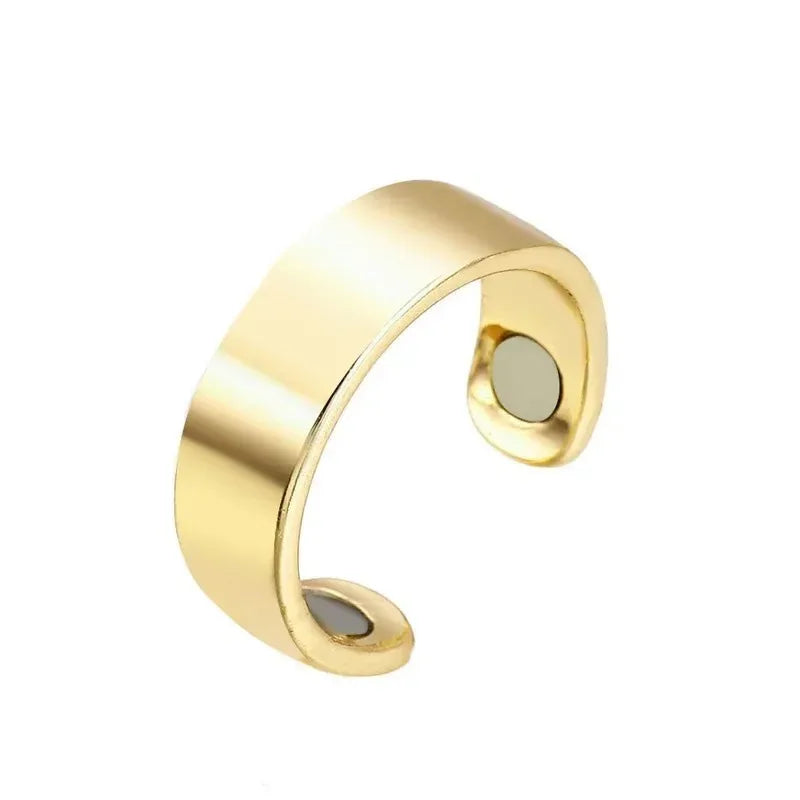 Black Silvery Golden Rose Golden Rings for Men Women Anti Snoring Device Ring Magnetic Therapy New Simple Fashion Rings Gifts
