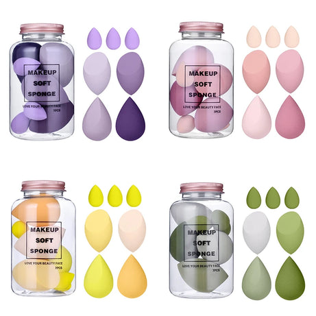 Makeup Sponge Set – 7 pcs Beauty Blending Puffs