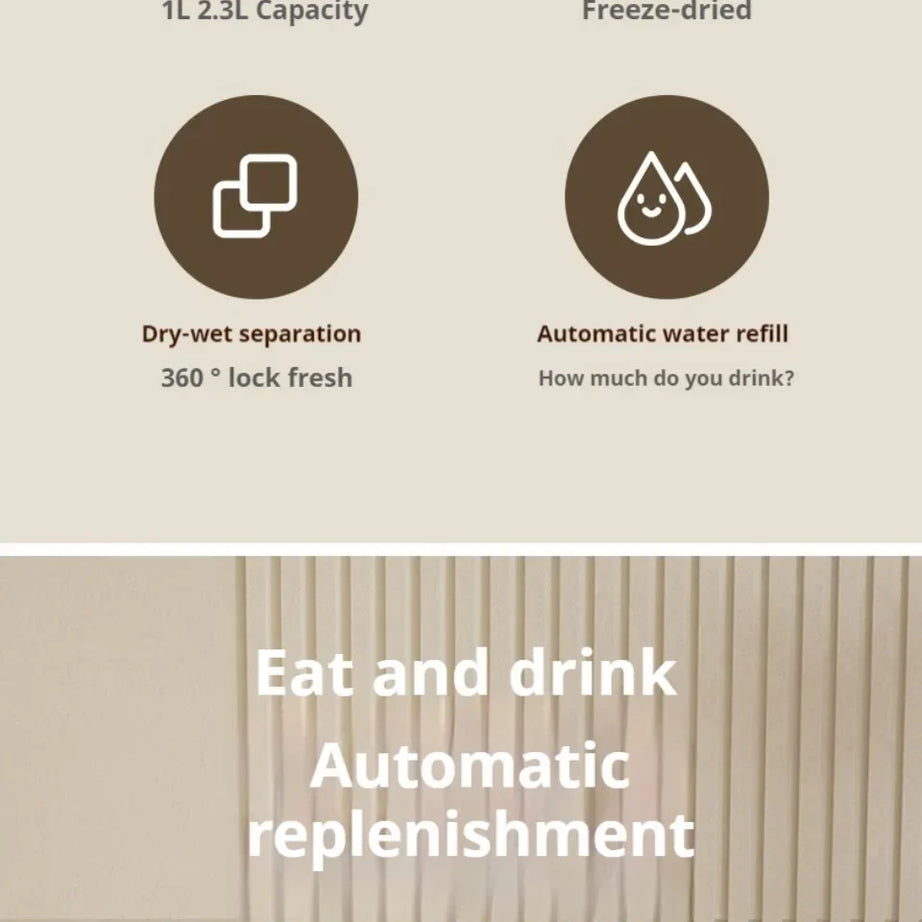 Automatic Pet Feeder with Water Dispenser