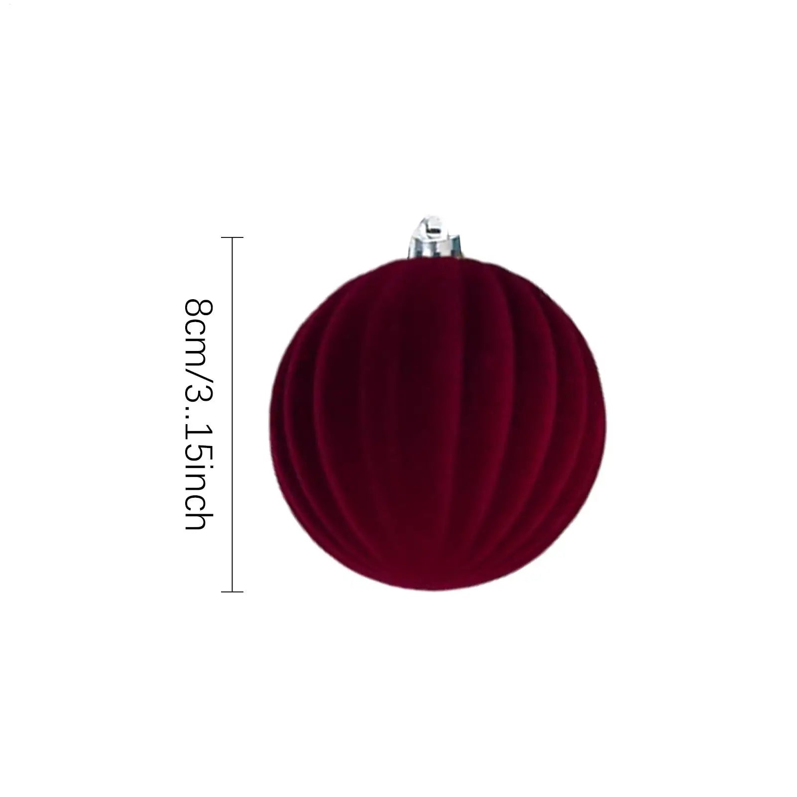 Single ornament size reference 8 cm (3.15 in)