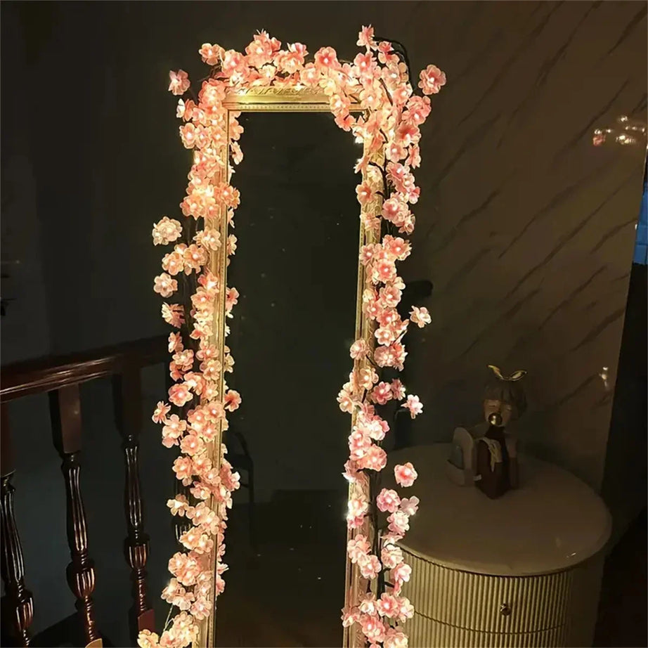 Blooming Cherry LED Branch Lights (USB, 8 Modes)