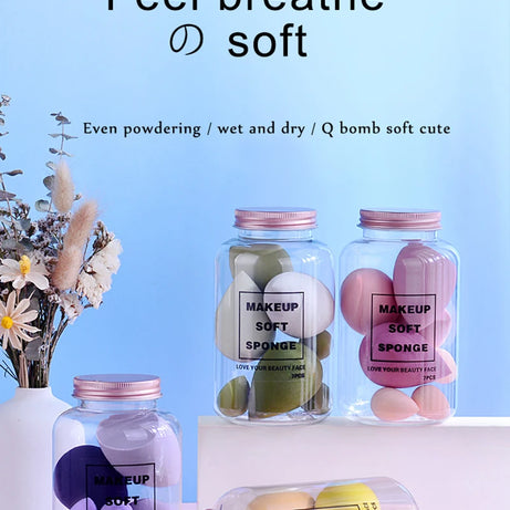 Makeup Sponge Set – 7 pcs Beauty Blending Puffs