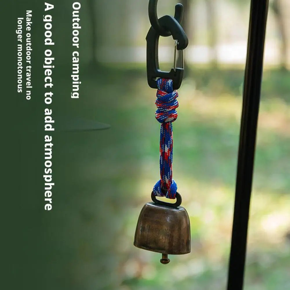 TrailGuard Bear Bell – Loud Hiking Safety Bell with Braided Lanyard