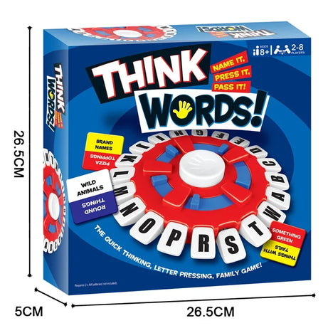 Table Word Game with Timer & Category Cards
