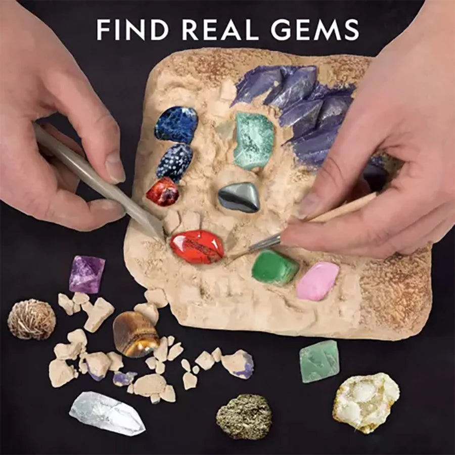 Gemstone Dig & Discover Kit – Educational Mining Toy