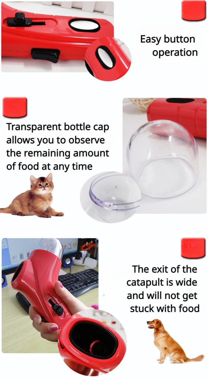 Dog Food Launcher – Interactive Snack Feeder & Training Toy for Pets