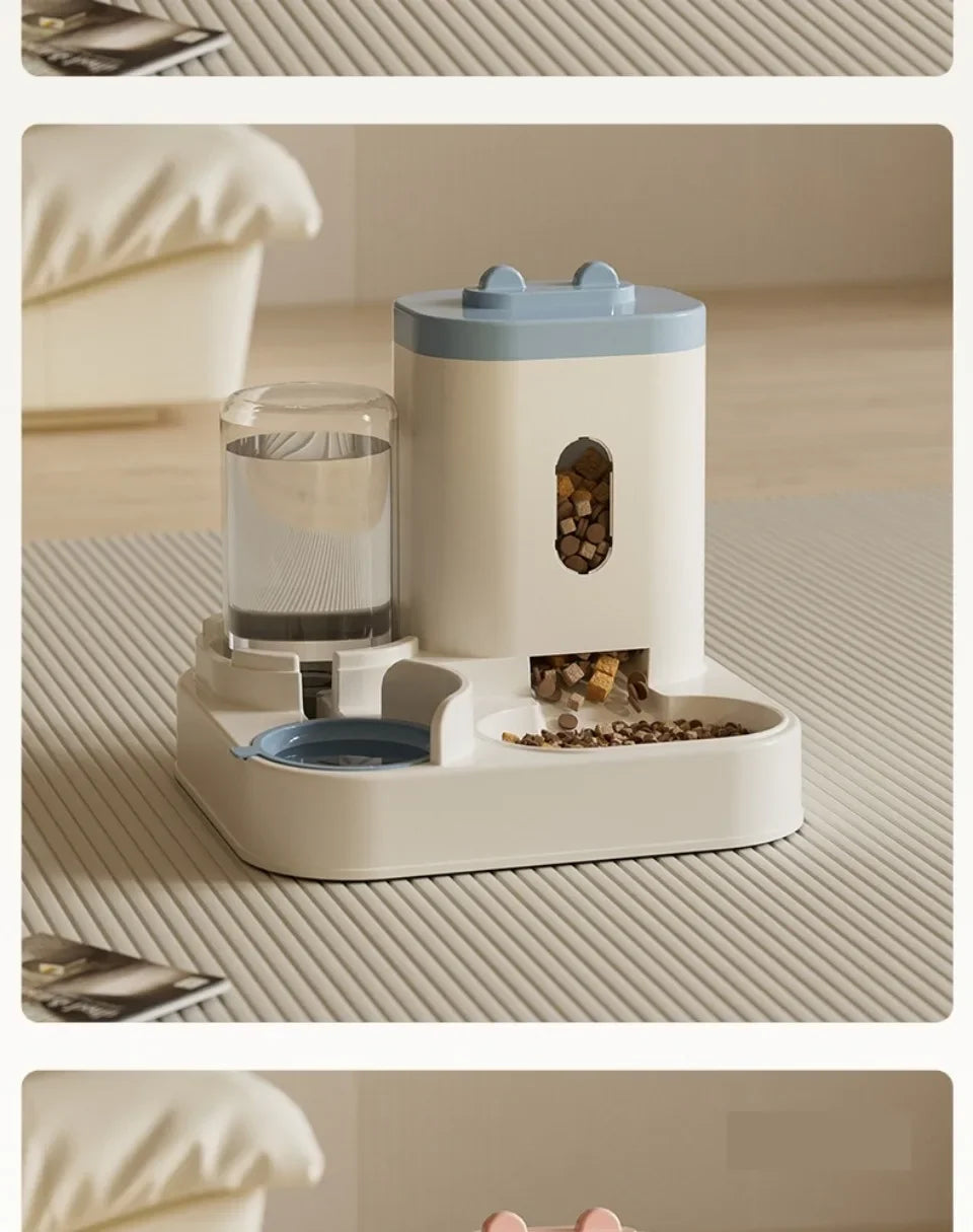 Automatic Pet Feeder with Water Dispenser