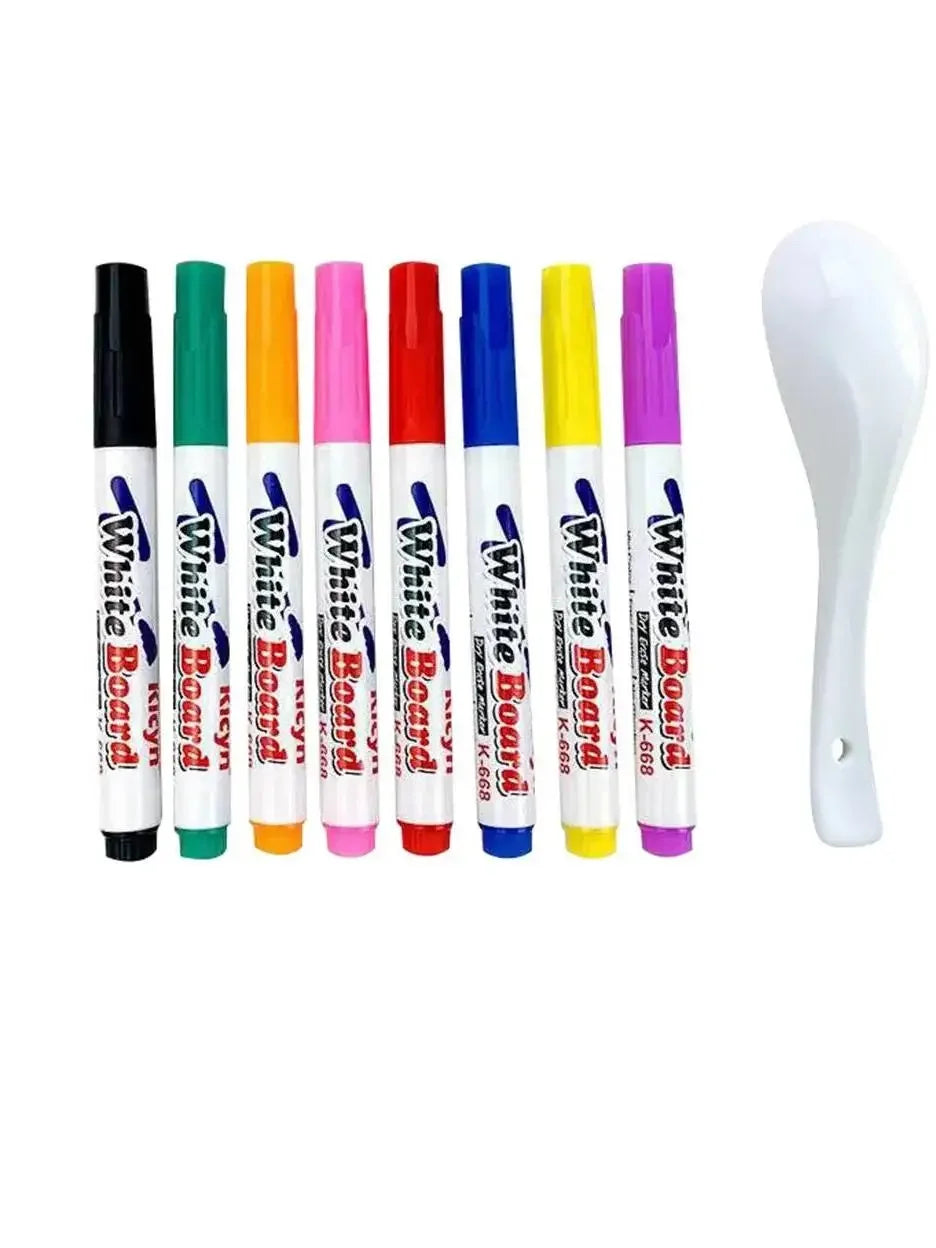 Colorful Water Floating Marker Pens
