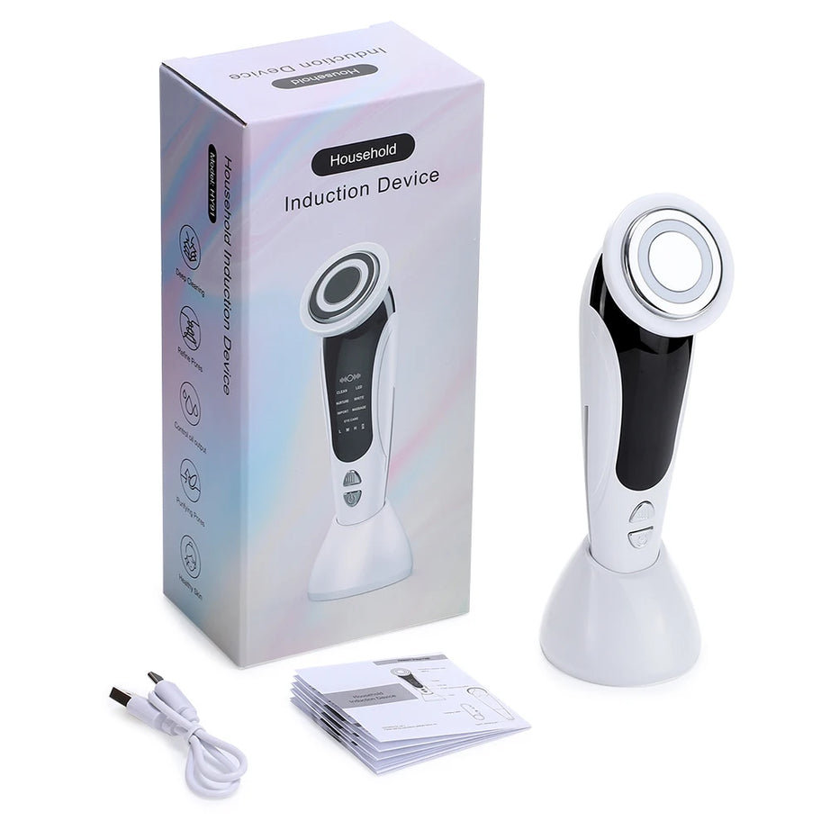 7-in-1 Face handheld device – Multi-Head Skincare Tool