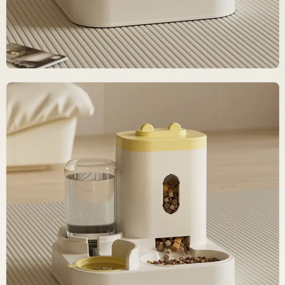 Automatic Pet Feeder with Water Dispenser
