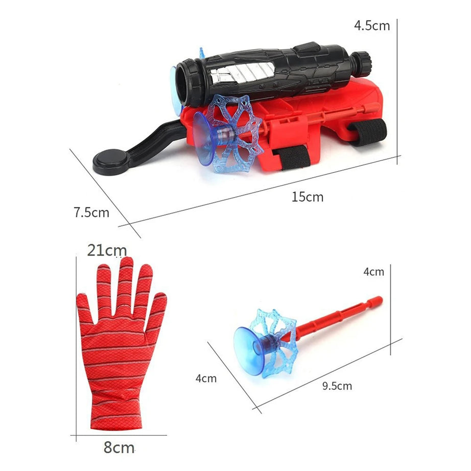 Spider Web Launcher Glove Set – Kids Cosplay Toy