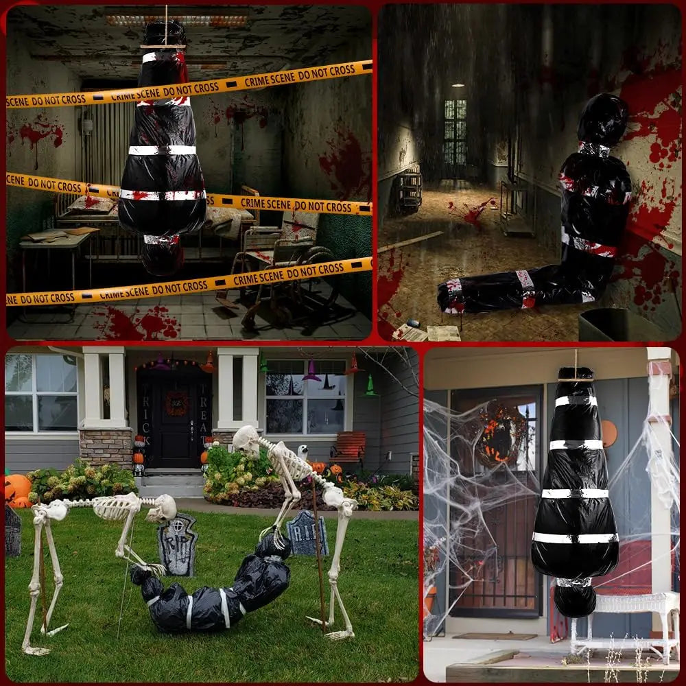 Inflatable Dead shower Prop – Halloween Hanging Decoration