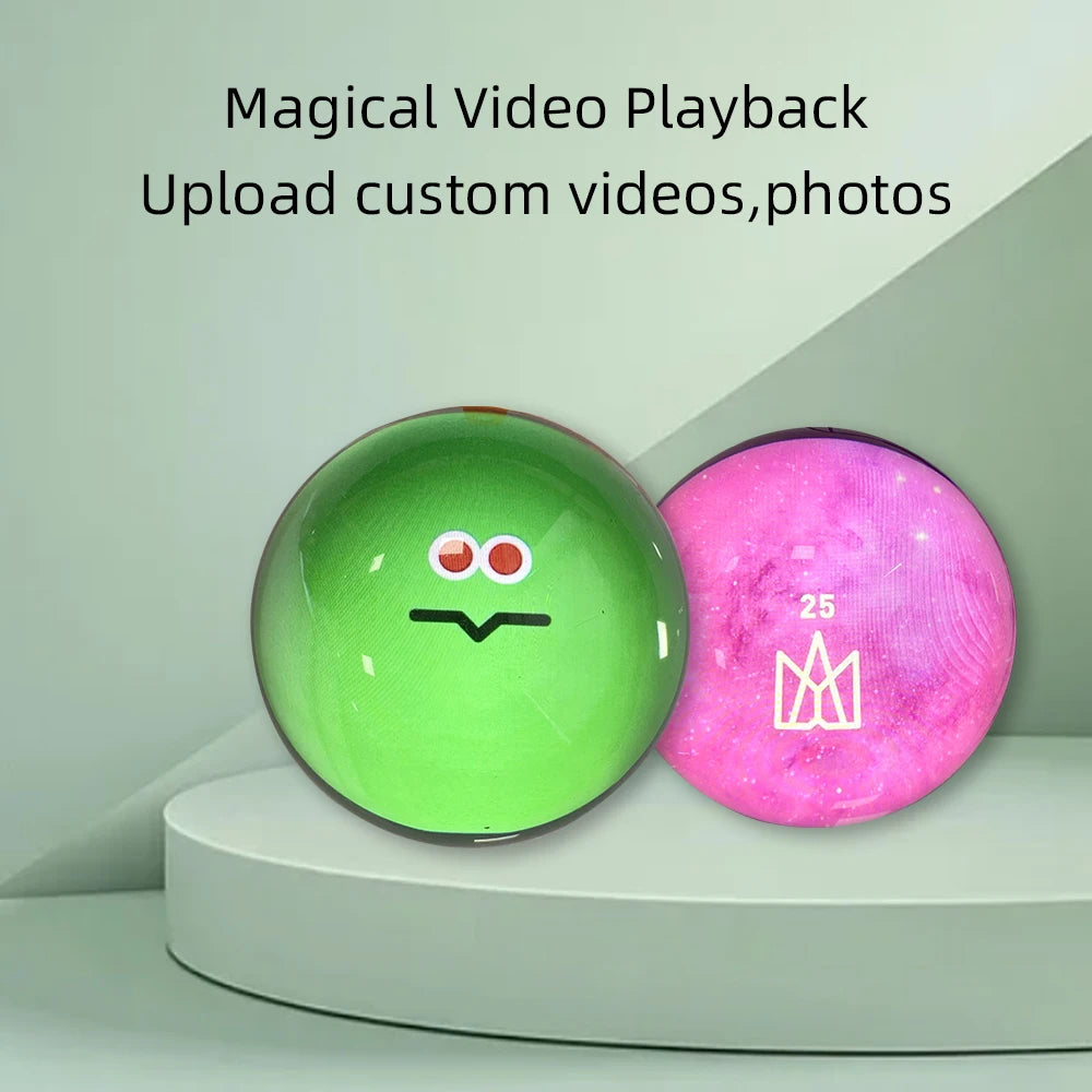 Enchanting 3D Crystal Ball Video Display Gift Edition