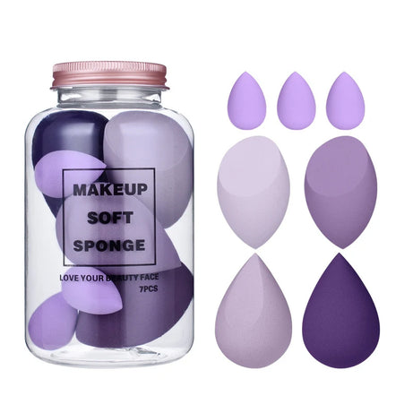 Makeup Sponge Set – 7 pcs Beauty Blending Puffs