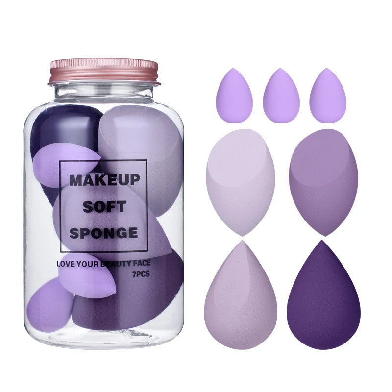 Makeup Sponge Set – 7 pcs Beauty Blending Puffs