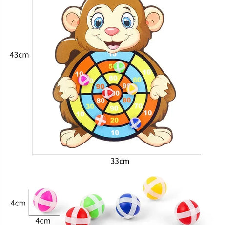 Sticky Ball Dartboard – Educational Kids Game