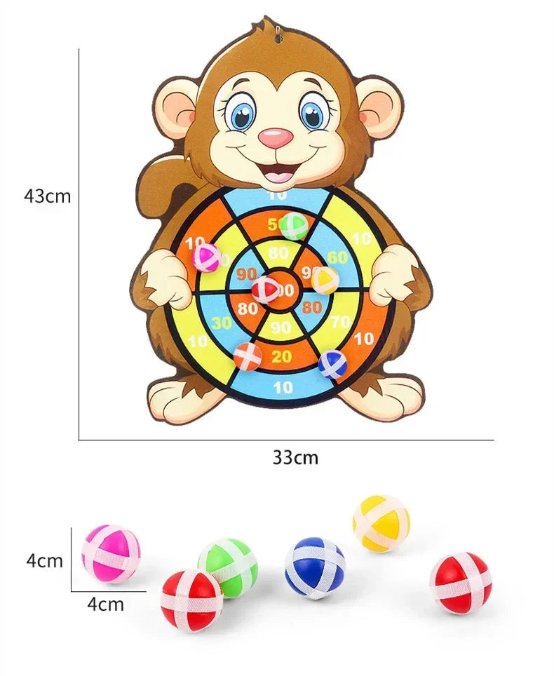 Sticky Ball Dartboard – Educational Kids Game