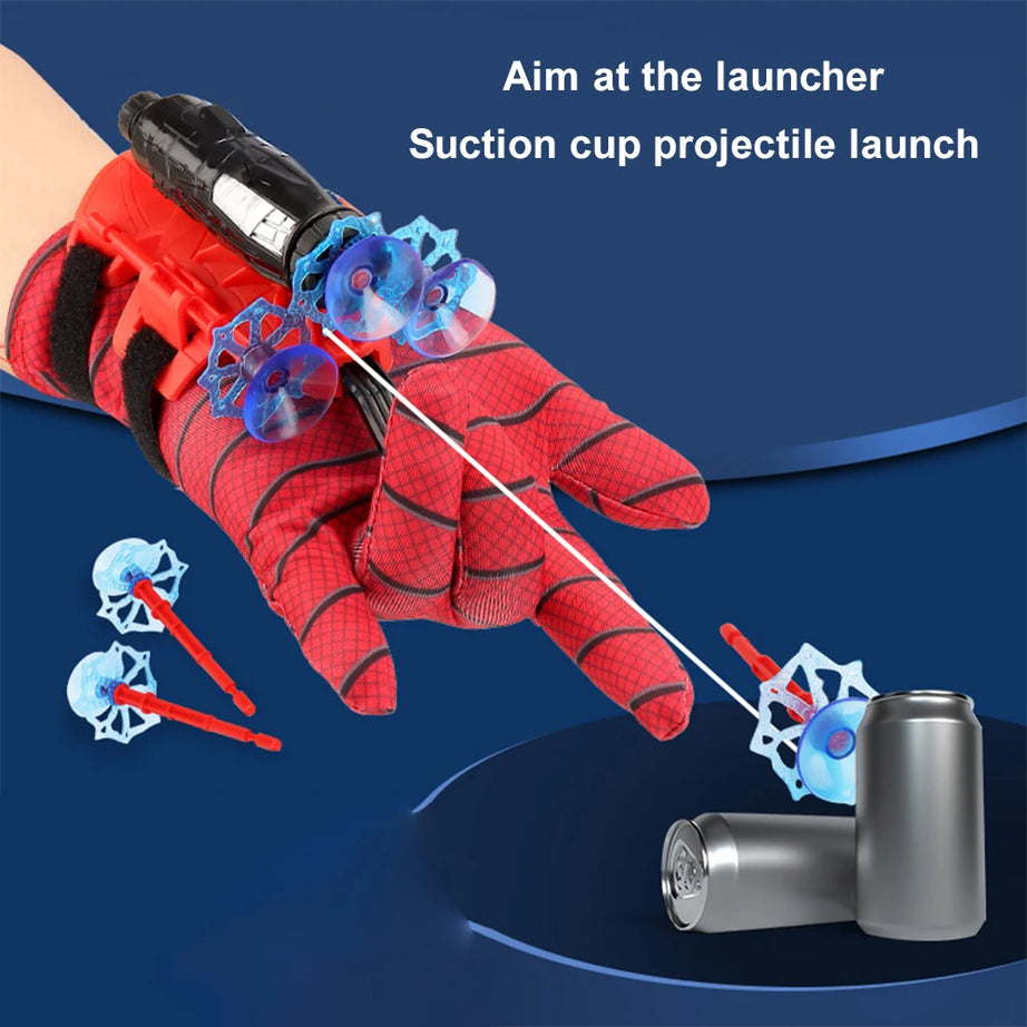 Spider Web Launcher Glove Set – Kids Cosplay Toy
