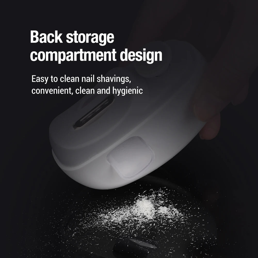 Rotatable Electric Nail Clipper – Baby & Adult