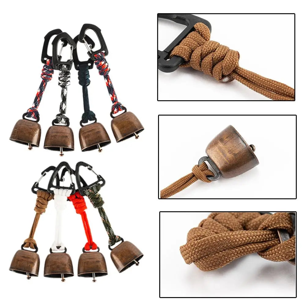 TrailGuard Bear Bell – Loud Hiking Safety Bell with Braided Lanyard